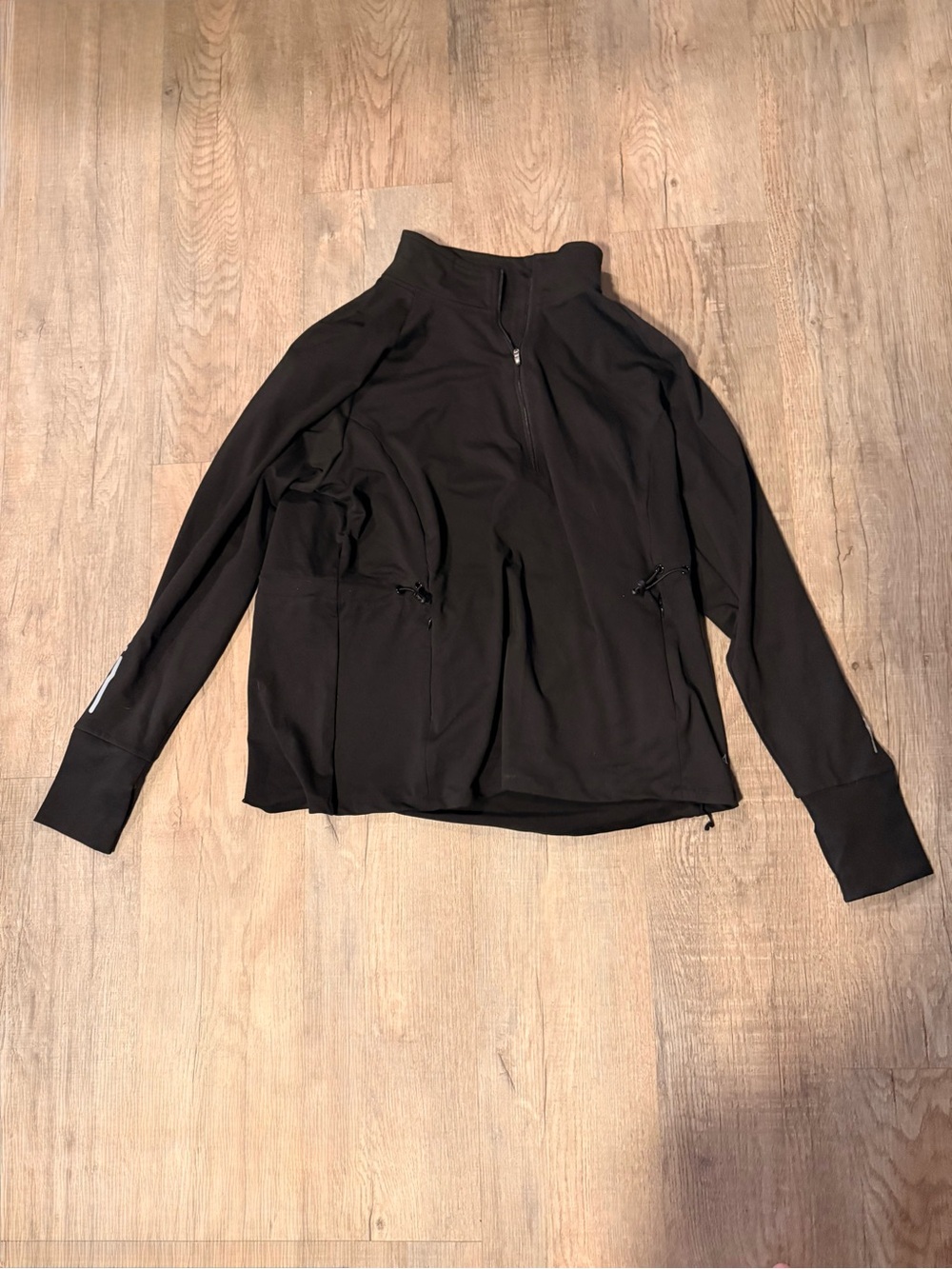 Women's Black Zip-Front Utility Jacket